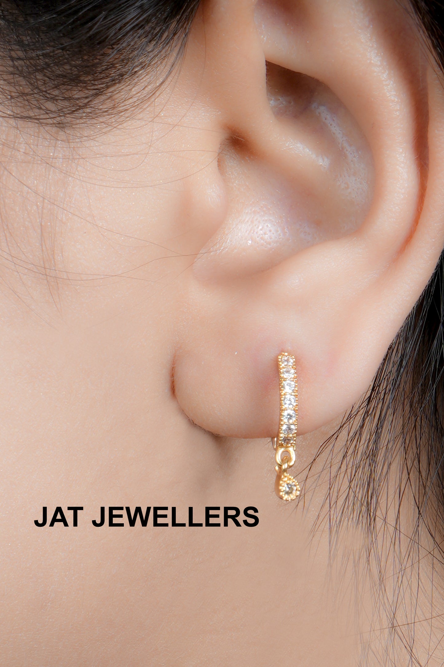 Beautiful Gold plated Ad Nose Ring bali combo for woman And Girls Combo Pack of 2