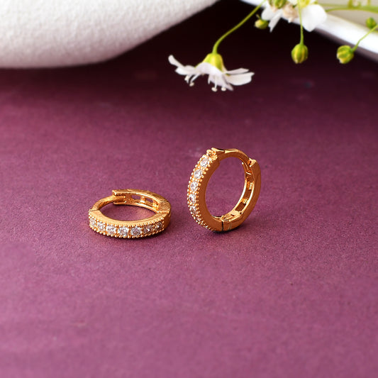 Beautiful Gold plated Ad Nose Ring bali combo for woman And Girls Combo Pack of 2