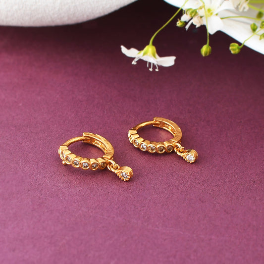 Beautiful Gold plated Ad Nose Ring bali combo for woman And Girls Combo Pack of 2