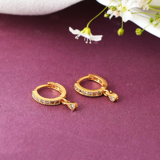 Beautiful Gold plated Ad Nose Ring bali combo for woman And Girls Combo Pack of 2